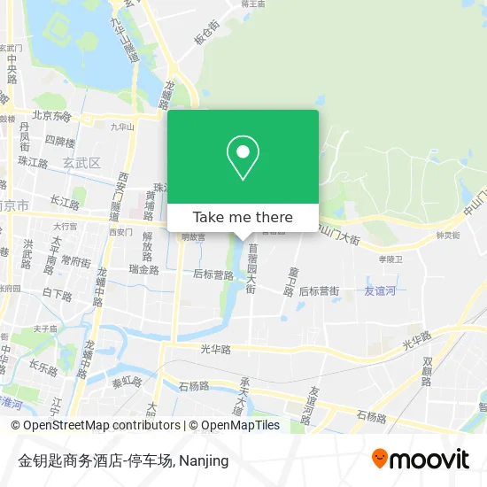 金钥匙商务酒店-停车场 map