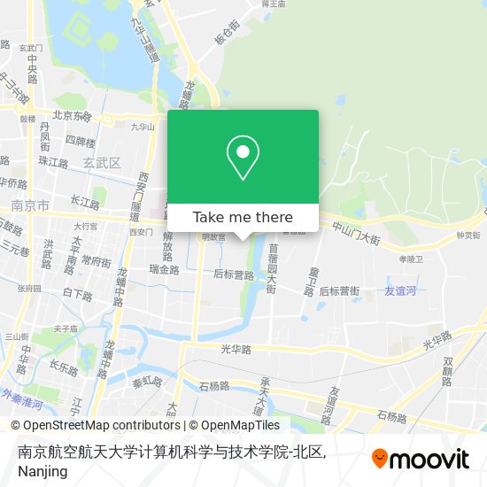 南京航空航天大学计算机科学与技术学院-北区 map