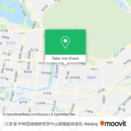 江苏省·中科院植物研究所中山植物园宿舍区 map