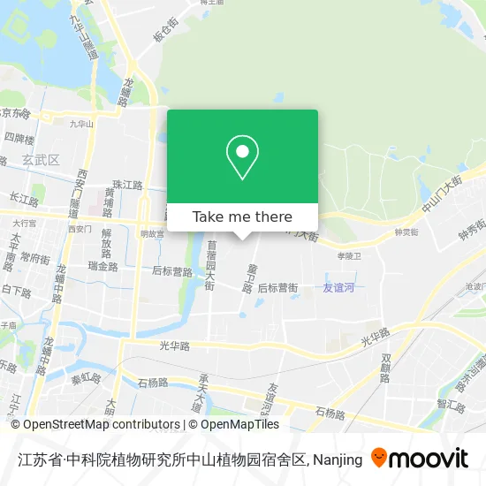 江苏省·中科院植物研究所中山植物园宿舍区 map