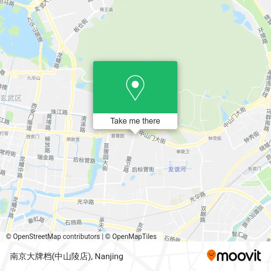 南京大牌档(中山陵店) map