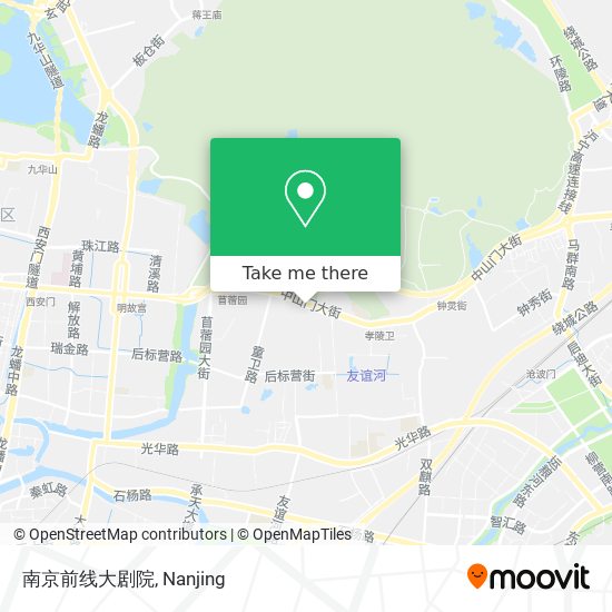 南京前线大剧院 map