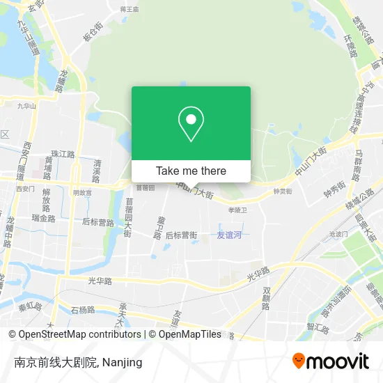 南京前线大剧院 map