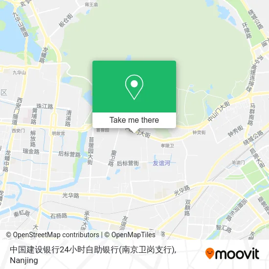 中国建设银行24小时自助银行(南京卫岗支行) map