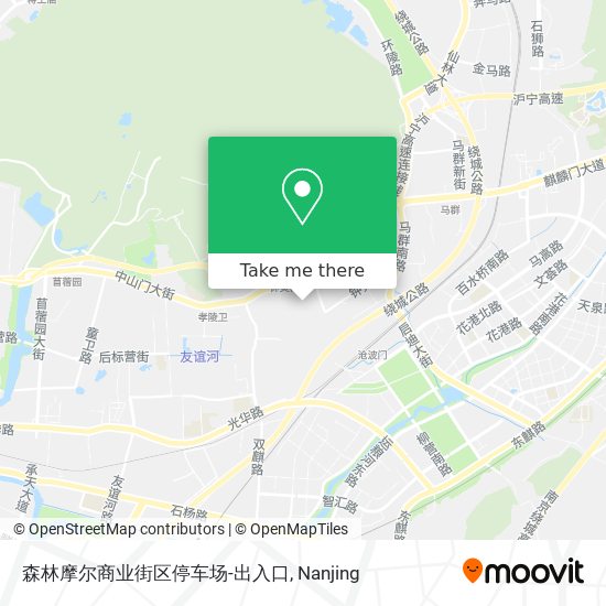 森林摩尔商业街区停车场-出入口 map