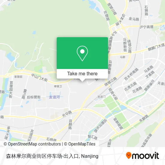 森林摩尔商业街区停车场-出入口 map