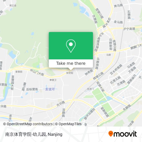 南京体育学院-幼儿园 map
