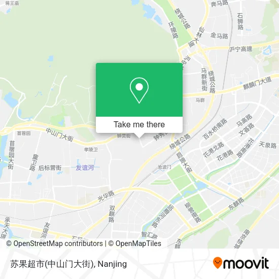 苏果超市(中山门大街) map
