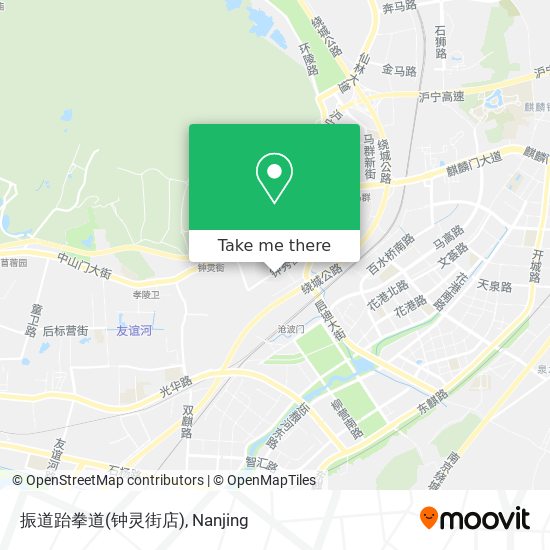 振道跆拳道(钟灵街店) map
