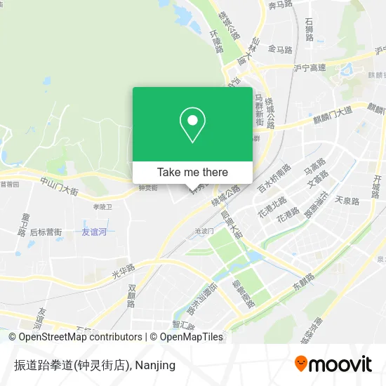 振道跆拳道(钟灵街店) map