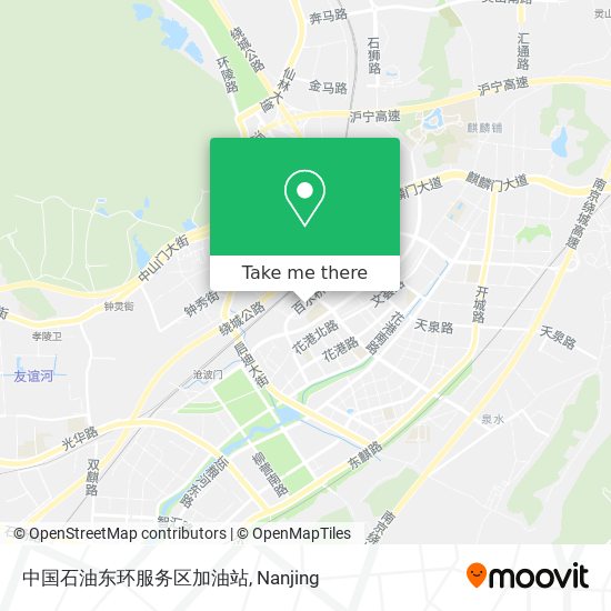 中国石油东环服务区加油站 map