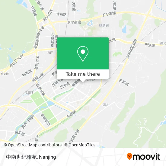 中南世纪雅苑 map