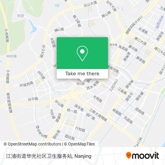 江浦街道华光社区卫生服务站 map