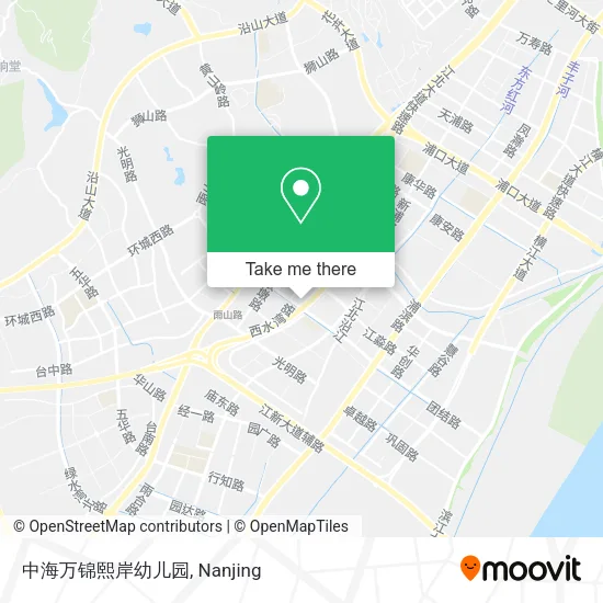 中海万锦熙岸幼儿园 map