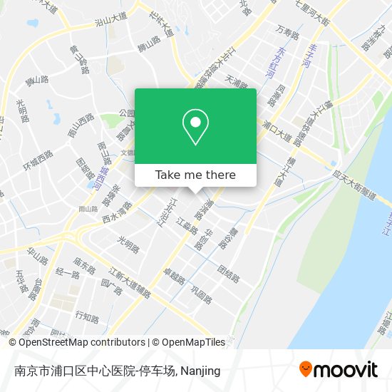 南京市浦口区中心医院-停车场 map