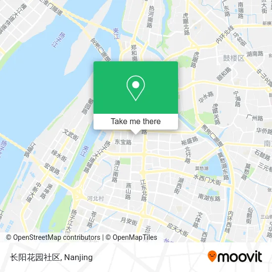 长阳花园社区 map