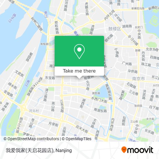 我爱我家(天启花园店) map