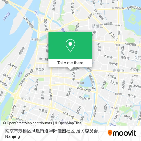 南京市鼓楼区凤凰街道华阳佳园社区-居民委员会 map