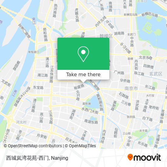 西城岚湾花苑-西门 map
