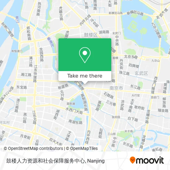 鼓楼人力资源和社会保障服务中心 map