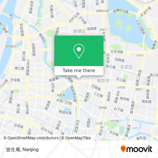 放生庵 map