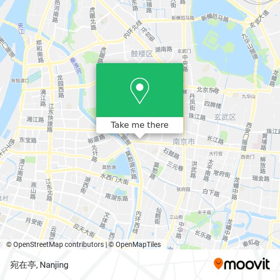 宛在亭 map