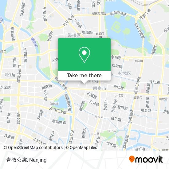 青教公寓 map