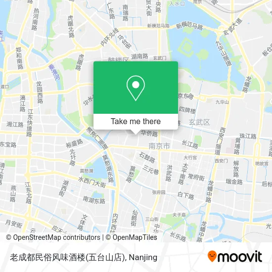 老成都民俗风味酒楼(五台山店) map