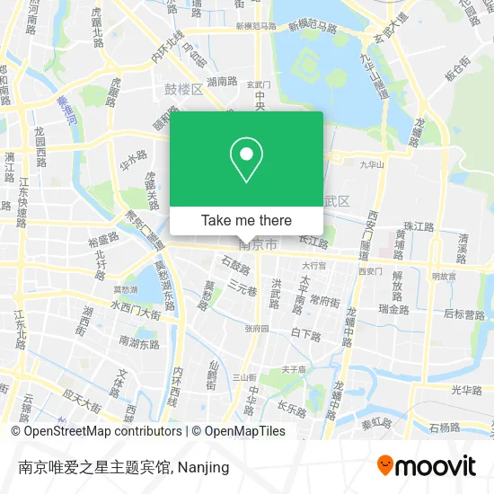 南京唯爱之星主题宾馆 map
