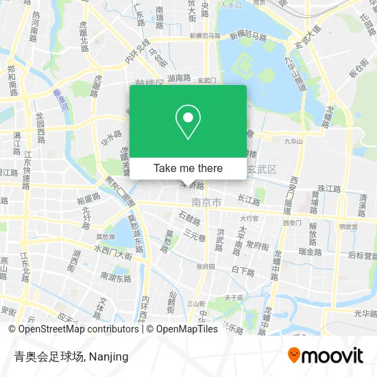 青奥会足球场 map