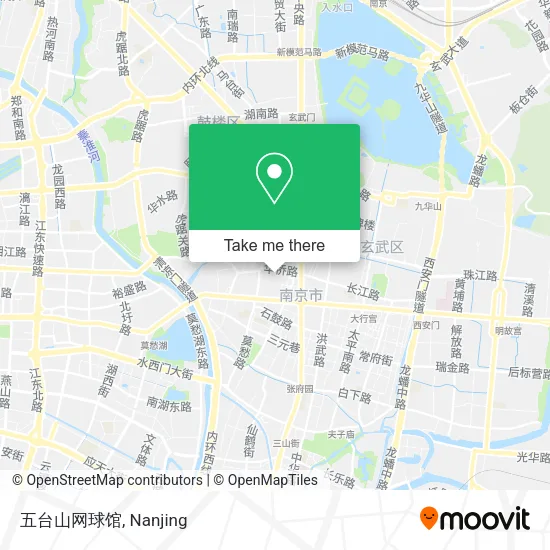 五台山网球馆 map