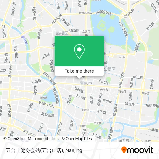 五台山健身会馆(五台山店) map