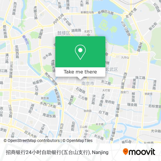 招商银行24小时自助银行(五台山支行) map