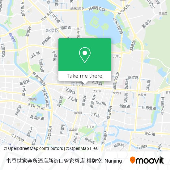 书香世家会所酒店新街口管家桥店-棋牌室 map