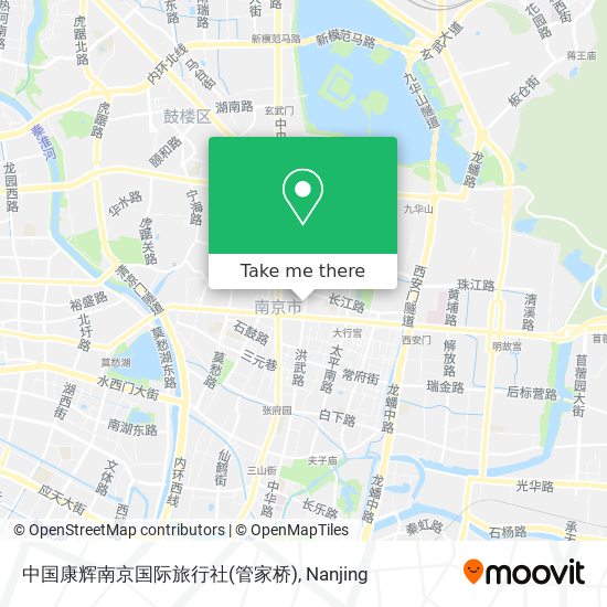 中国康辉南京国际旅行社(管家桥) map