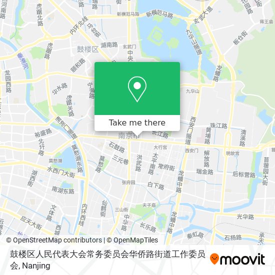 鼓楼区人民代表大会常务委员会华侨路街道工作委员会 map