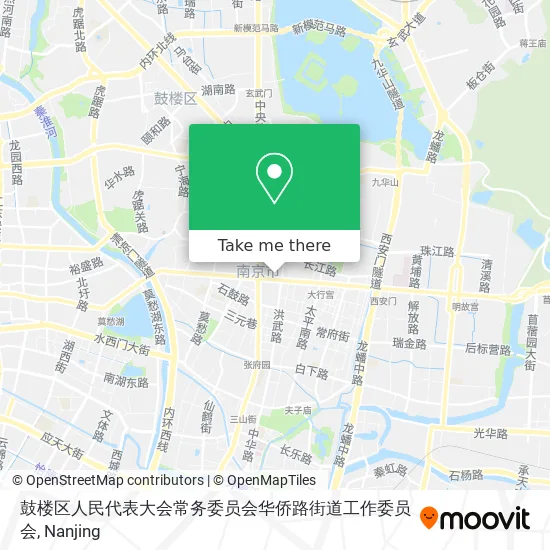 鼓楼区人民代表大会常务委员会华侨路街道工作委员会 map