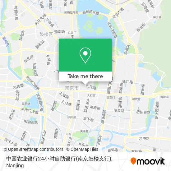 中国农业银行24小时自助银行(南京鼓楼支行) map