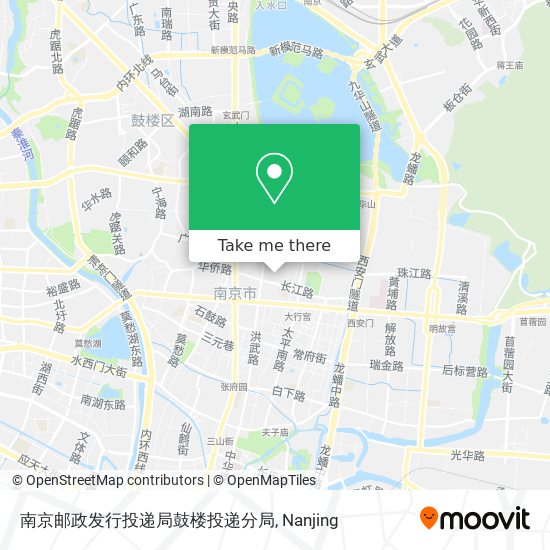 南京邮政发行投递局鼓楼投递分局 map