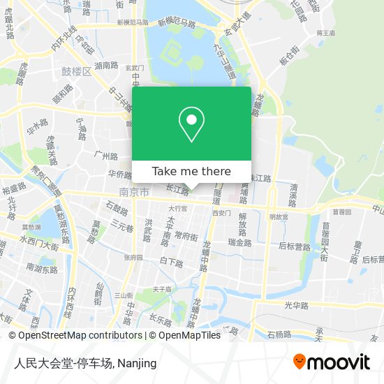 人民大会堂-停车场 map