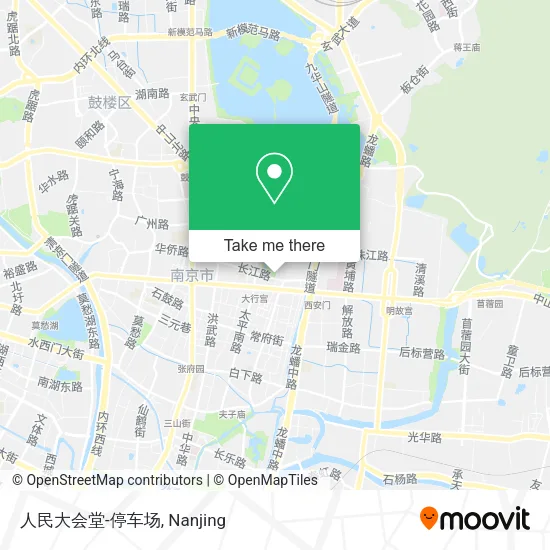 人民大会堂-停车场 map