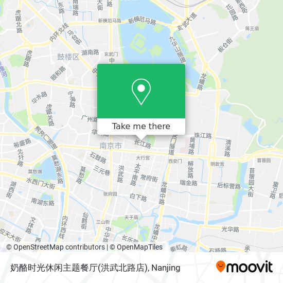 奶酪时光休闲主题餐厅(洪武北路店) map