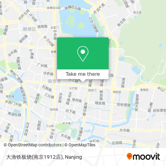 大渔铁板烧(南京1912店) map