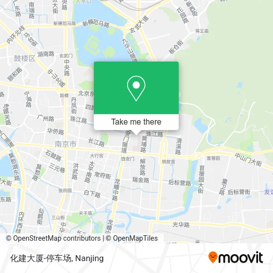化建大厦-停车场 map