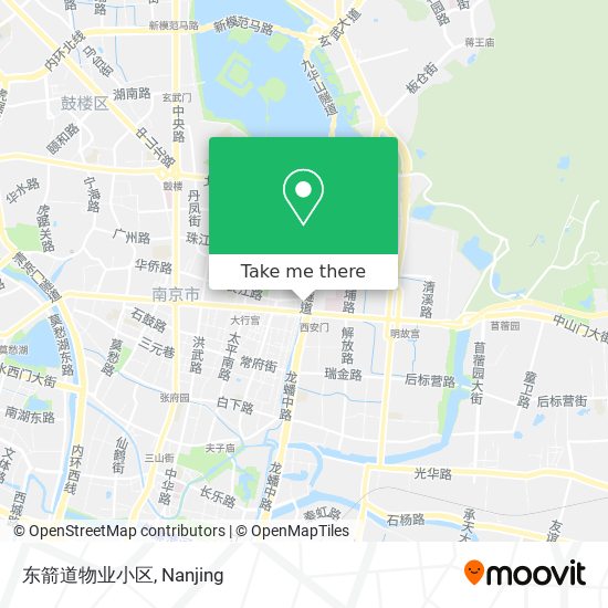 东箭道物业小区 map