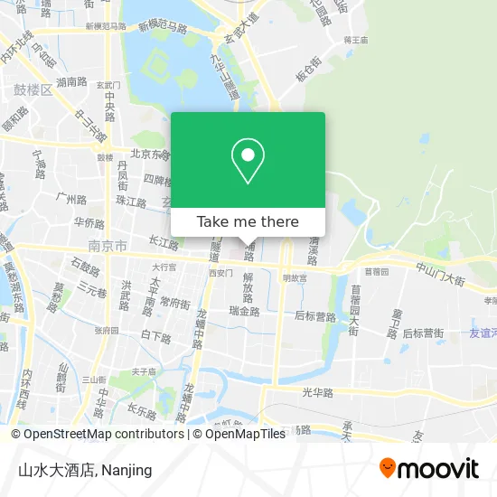山水大酒店 map