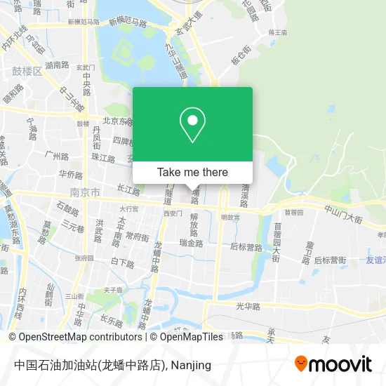 中国石油加油站(龙蟠中路店) map