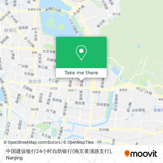 中国建设银行24小时自助银行(南京黄浦路支行) map