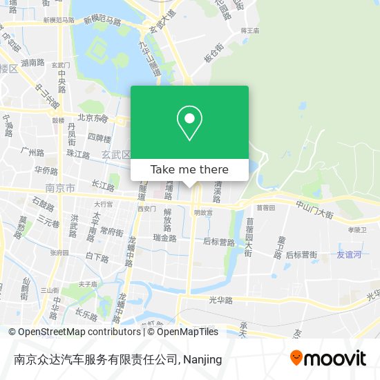 南京众达汽车服务有限责任公司 map