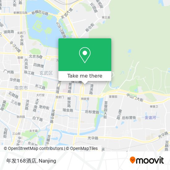 年发168酒店 map